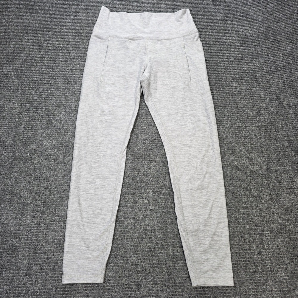 Athletic Works ButterCore Leggings Women's L 12-14 Gray Heather High Rise Pocket